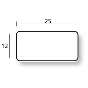 Etiqueta 25 x 12 rollos