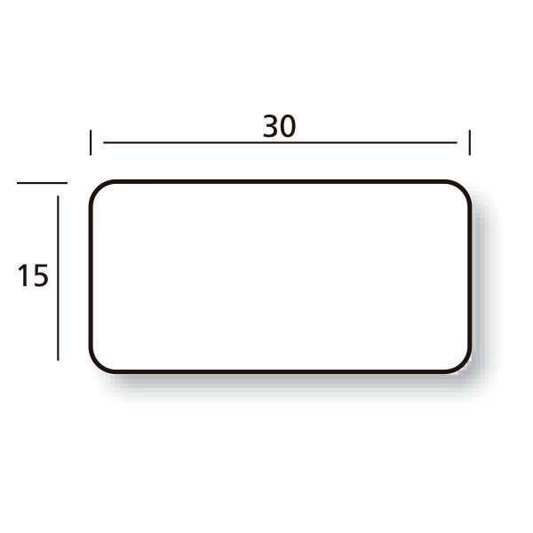 Etiqueta 30x15